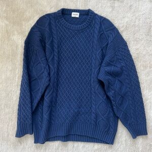 Sunday Best Navy Knit Sweater